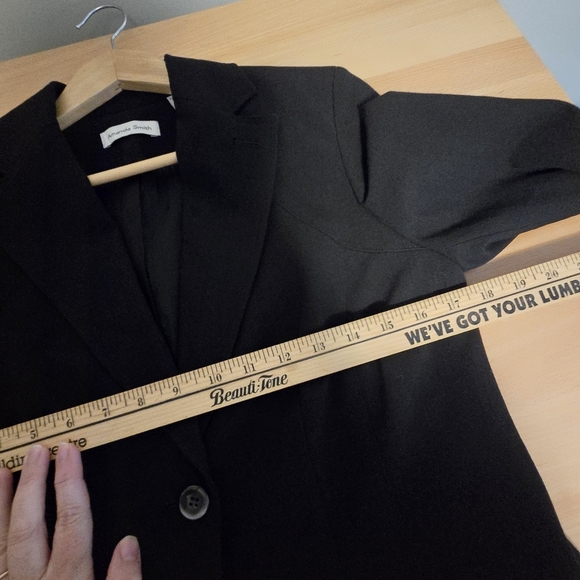 Amanda Smith Women's Size 6 Black Blazer Rn 13711 - Picture 6 of 9
